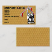 Dachschindeln-Visitenkarte Visitenkarte (Vorne/Hinten)