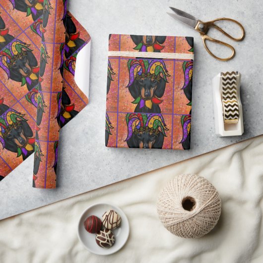 DACHSCHUND GESCHENKPAPIER (Kunsthandwerk)