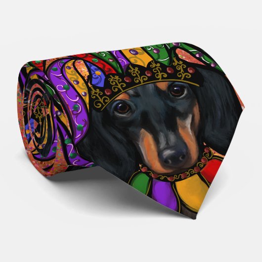 DACHSCHUND               KRAWATTE (Gerollt)