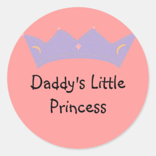 Dachses kleine Prinzessin Runder Aufkleber