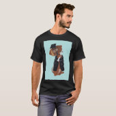 Dachshund Absolvent T-Shirt (Vorne ganz)