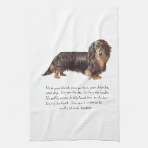 Dachshund-Andenken - Männlich Handtuch