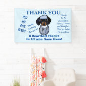 Dachshund-Arzt Banner (Insitu)