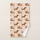 Dachshund Badehandtuch-Set Badhandtuch Set (Handtuch)