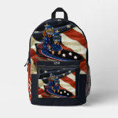 DACHSHUND  BEDRUCKTER RUCKSACK (Vorderseite)