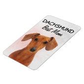 Dachshund Beste-Mutter-Magnet Magnet (Linke Seite)