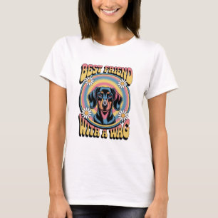 Dachshund Bester Freund Mit Einem Schwanzwedeln T-Shirt