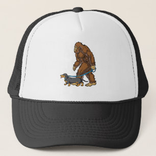 Dachshund Bigfoot Shirt for Men Women Boys Girls Truckerkappe