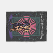 Dachshund Brave Hearts Often Come In Small Frames Fleecedecke (Vorderseite (Horizontal))