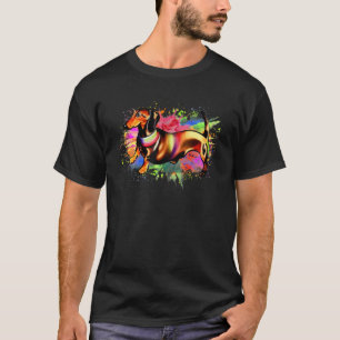 Dachshund Bunte Pop Wiener Hund Dachshund Rasse T-Shirt