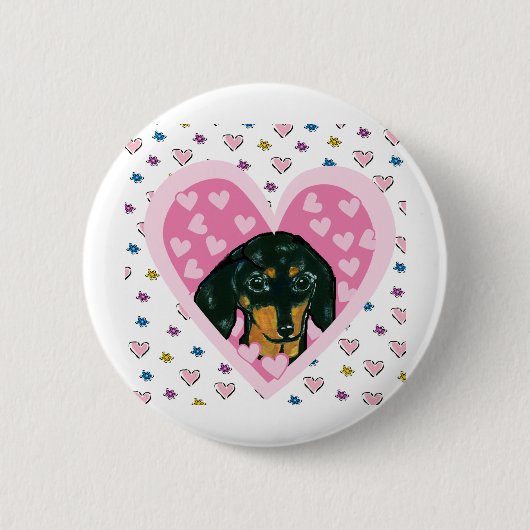 Dachshund Button (Vorderseite)