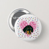 Dachshund Button (Vorne & Hinten)