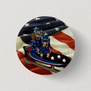 DACHSHUND  BUTTON