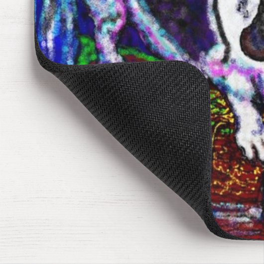 Dachshund-Camping Mousepad (Ecke)