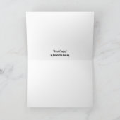 "Dachshund-Campings-" Gruß-Karte Karte (Innenseite)