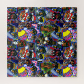 Dachshund-Cartoons Puzzle (Horizontal)