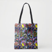 Dachshund-Cartoons Tasche (Vorderseite)