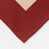 Dachshund christmas fleecedecke (Ecke)