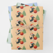 Dachshund Christmas Gift Wrap Set of 3  Geschenkpapier Set (Beispiel)