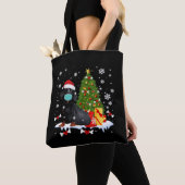 Dachshund Christmas Tree Funny Dog Tasche (Von Nahem)