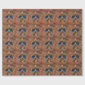 Dachshund Cinco de Mayo Geschenkpapier (Flach)