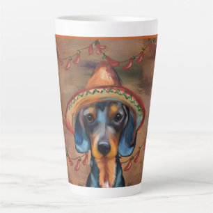 Dachshund Cinco de Mayo Milchtasse