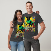 Dachshund Comic retro T-Shirt (Unisex)