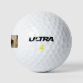 Dachshund Creme Augen Golfball (Logo)