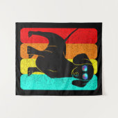 Dachshund Dachs Wandteppich (Vorderseite (Horizontal))