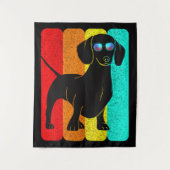 Dachshund Dachs Wandteppich (Vorderseite)