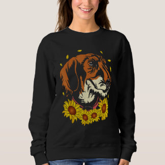 Dachshund  dachshund sunflowers Dog fans Dog Owner Sweatshirt
