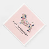 Dachshund Dackel Serviette (Ecke)