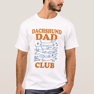 Dachshund Dad Club Vintage-Hund-Shirt-Design_1 T-Shirt