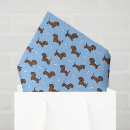 Dachshund-Dekupierspapier, Wiener Hund Seidenpapier