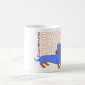 Dachshund die Wurst Kaffeetasse (Mittel)