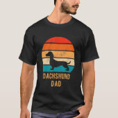 Dachshund Dog Dad Father Weiner Dog Owner 2 T-Shirt (Vorderseite)