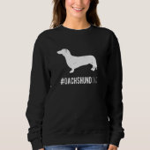 Dachshund Dog Dad For Men Funny Dachshund Dog Love Sweatshirt (Vorderseite)