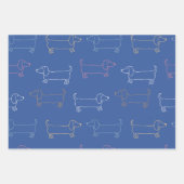Dachshund Dog, Dog Lover, Pet, Dog Gift Pattern Geschenkpapier Set (Vorderseite 2)
