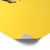 Dachshund dog | Funny & decorative Poster (Ecke)