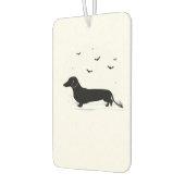 Dachshund Dog � Halloween Moon Silhouette Classic Autolufterfrischer (Links)