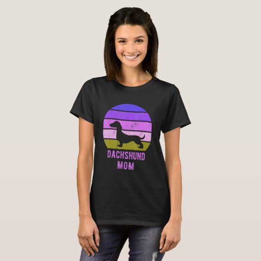 Dachshund Dog Mom Mama Weiner Dog Owner 1 T-Shirt (Vorne ganz)