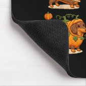 Dachshund Dog Pumpkin E Turkey Thanksgiving Men Wo Mousepad (Ecke)