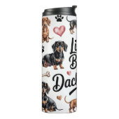 Dachshund Dog Thermosbecher (Nach links gedreht)