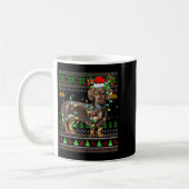 Dachshund Dog Ugly Christmas Sweaters Holiday Sant Kaffeetasse (Links)