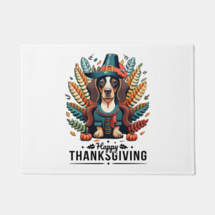 Dachshund Dog Weiner Turkey Costume Thanksgiving W Fußmatte