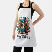 Dachshund Dog Weiner Turkey Costume Thanksgiving W Schürze (InSitu)