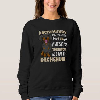Dachshund Dog Wiener Dog Outfit Sweatshirt