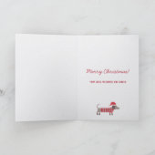 Dachshund Dogs in Santa Hats Christmas (Innenseite)