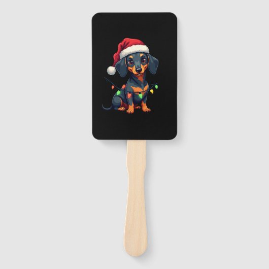 Dachshund Dogs Tree Christmas Sweater Xmas Gifts F Fächer (Vorderseite)