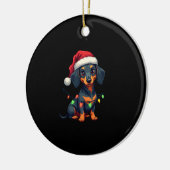 Dachshund Dogs Tree Christmas Sweater Xmas Gifts F Keramik Ornament (Links)